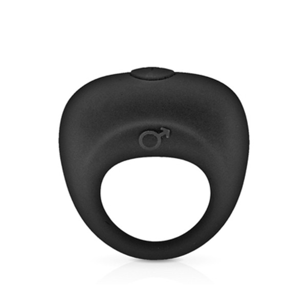 Anneau de pénis vibrant noir